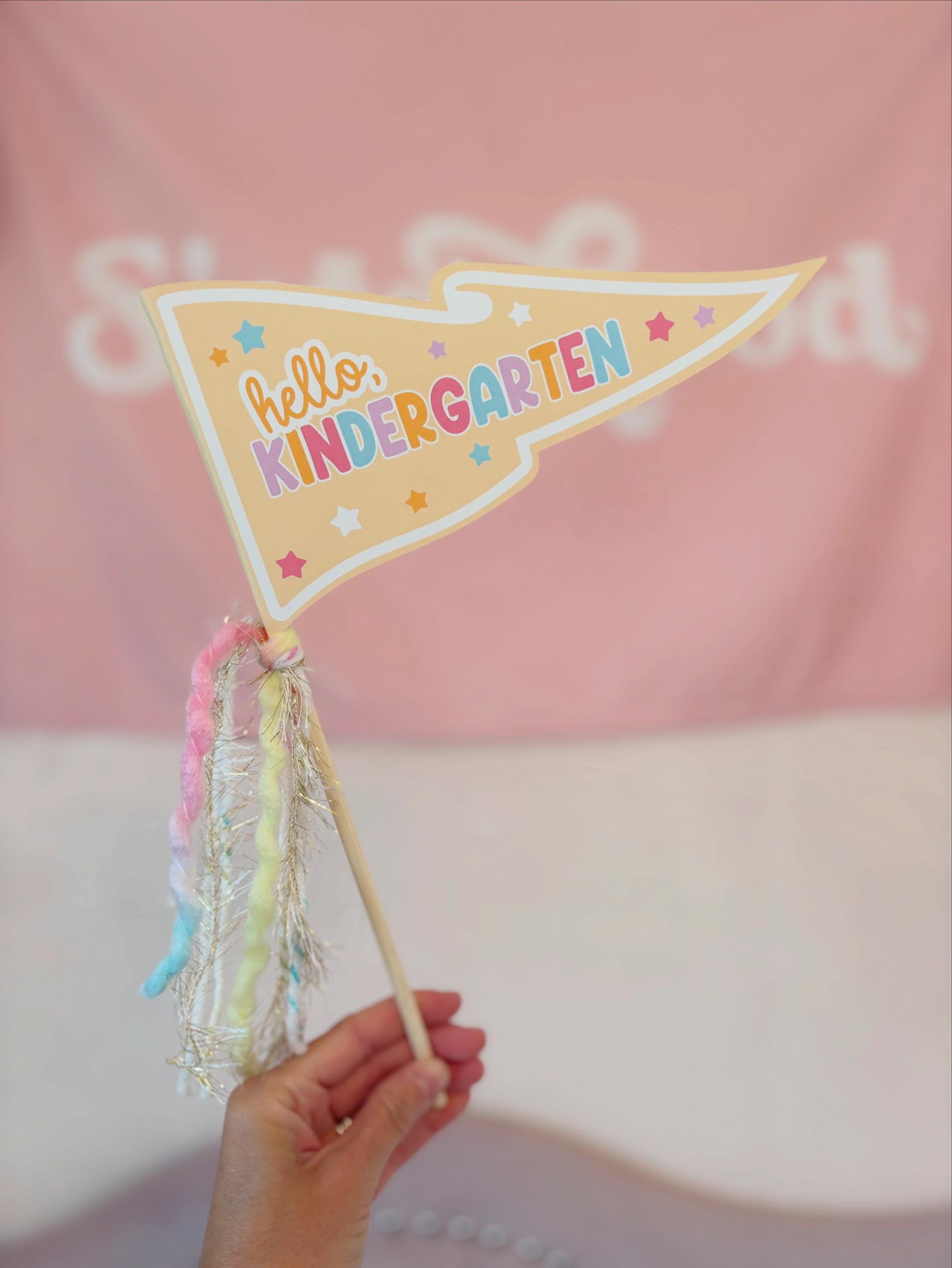 Hello School Pennant Flag | Goodbye School Pennant Flag | Last Day of ...