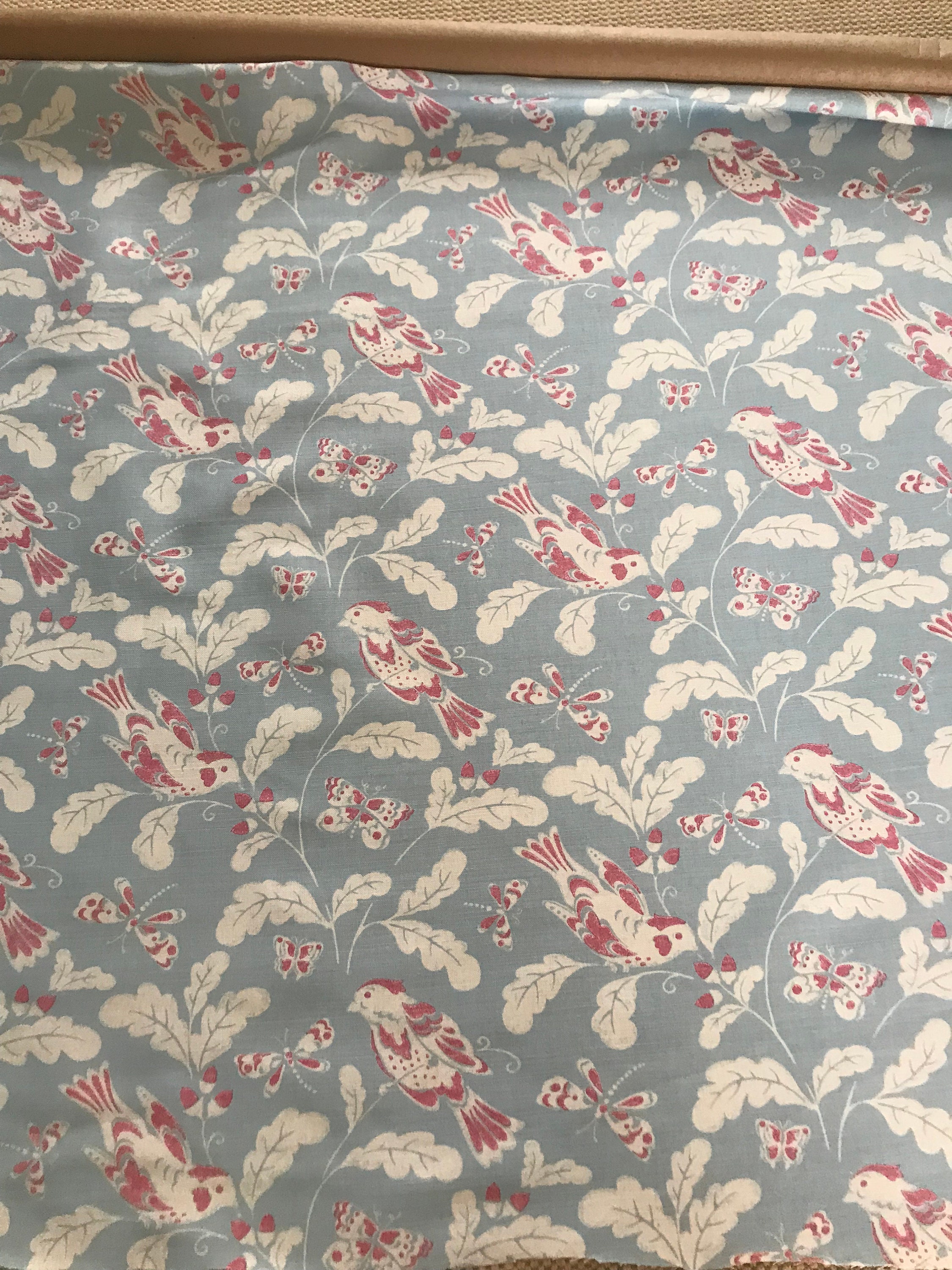 Cowtan & Tout Jane Churchill Fabric Lisette in pale blue with Etsy