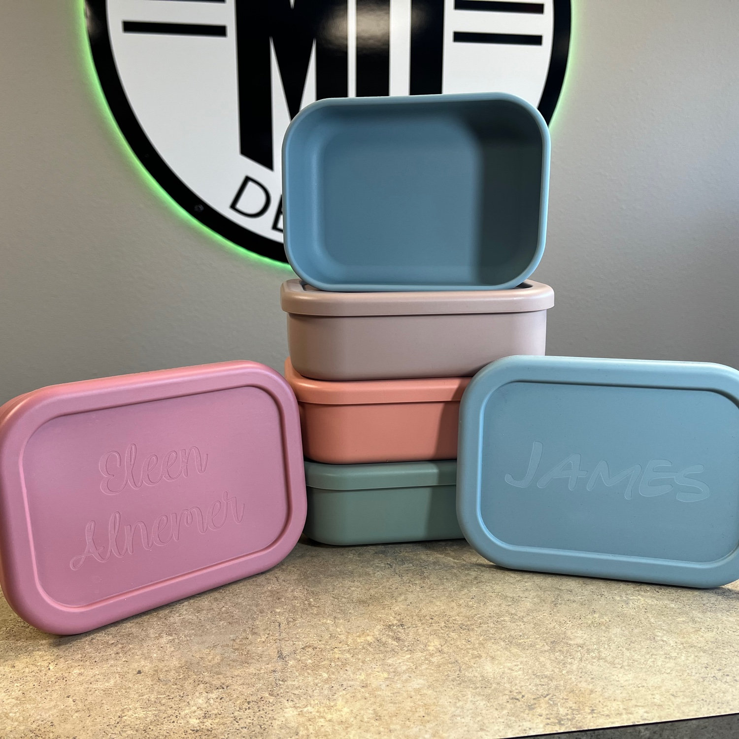 M.v. Trading Silicone Food Cup or Sushi Mold for A Lunch Box, Set of 4