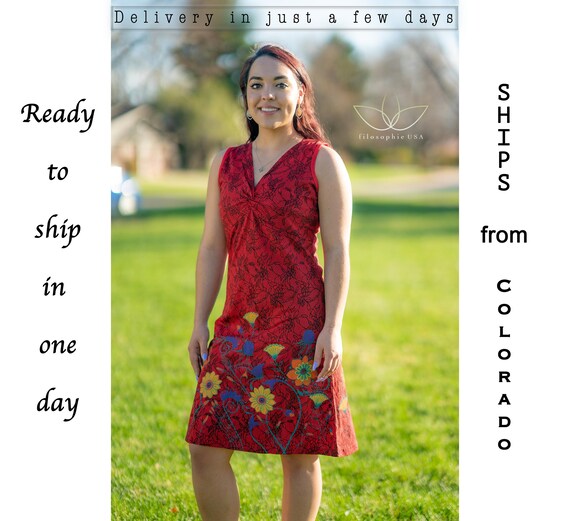bohemian dresses made in usa