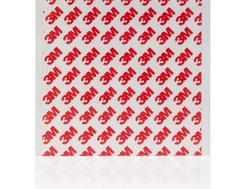 Double-Sided Adhesive Sheets – 5x5 inch Squares, 6-Pack – Strong, Clear, Tape for Crafting, Scrapbooking, Junk Journaling, Book Nooks, DIY