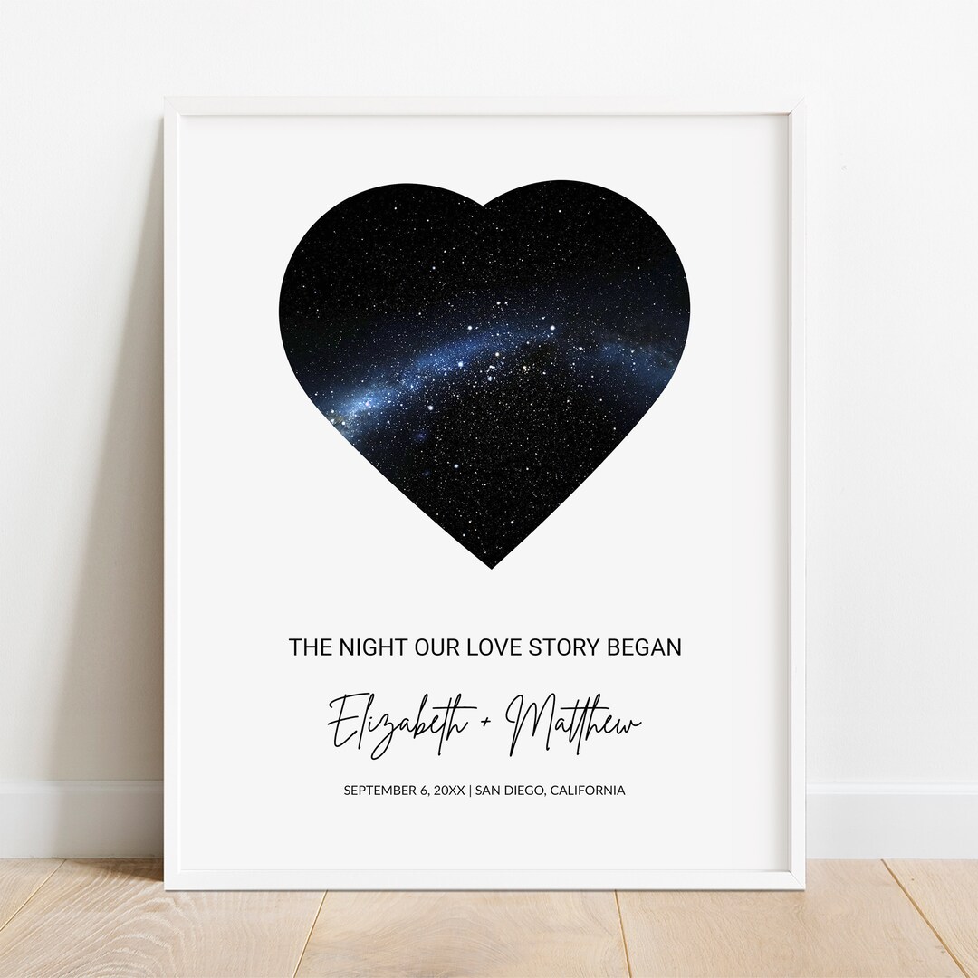 Heart Shape Custom Star Map Printable - Il 1080xN.5755584862 Ctbh 