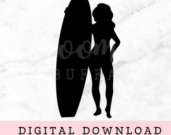 Surfer SVG, Surfing SVG, Surfing Silhouette, Surfing Shirt Design, Instant Digital Download SVG file