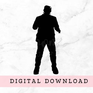 Classic Movie Monster Silhouette Instant Digital Download SVG Files