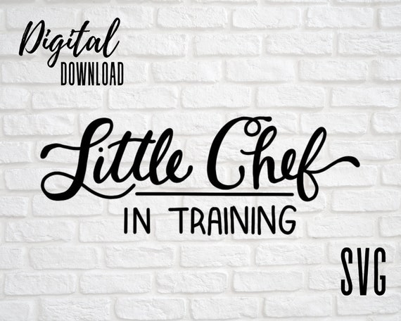 Papercraft Little Chef In Training Instant Digital Download SVG File ...