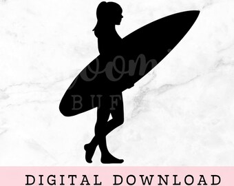 Surfer SVG, Surfing SVG, Surfing Silhouette, Surfing Shirt Design, Instant Digital Download SVG file