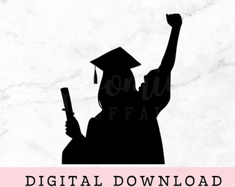 Graduation Diploma Silhouette SVG Download