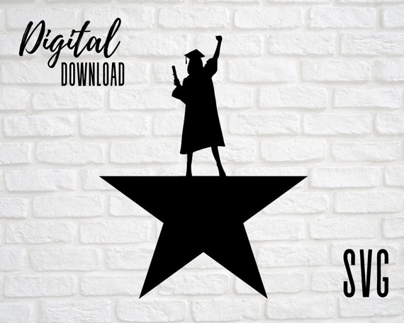 Download Star Graduate Silhouette Instant Download Svg File Etsy