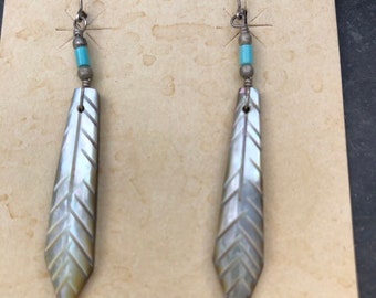 Native American Shell Earrings - Etsy