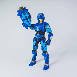 Mega Man X - Rock Man - Posable Action Figure Collectable
