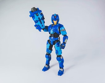 Mega Man X - Rock Man - Posable Action Figure Collectable