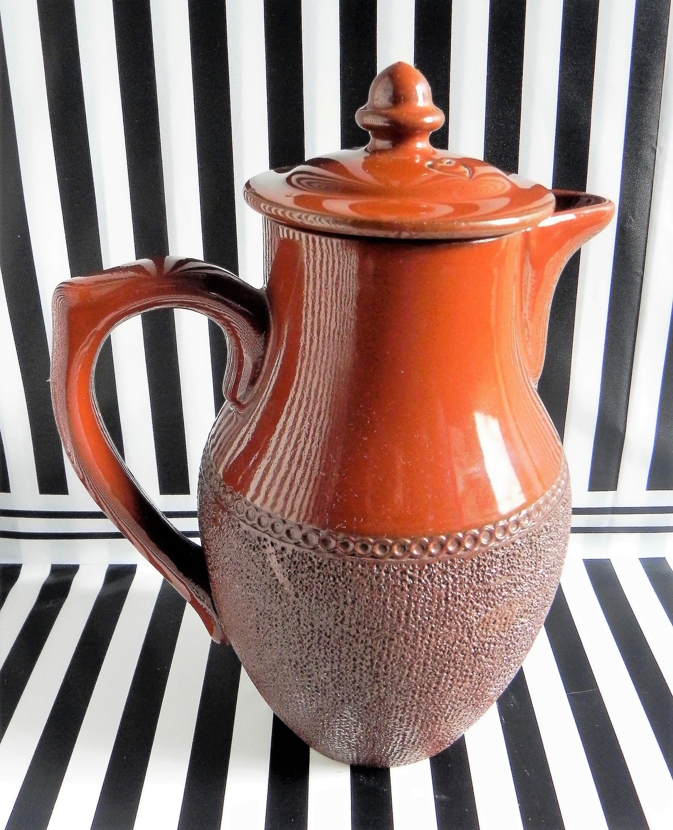 1930s Denby/langley Stoneware Coffee Pot. Rustic. Vintage Etsy UK