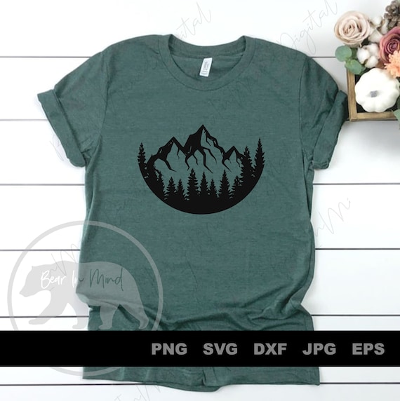 Free Free 93 Mountain Range With Trees Svg SVG PNG EPS DXF File