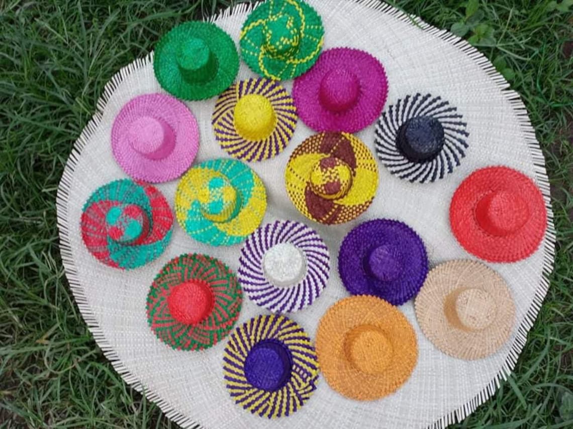 Handwoven Sabutan/ Pandanus/ lauhala mini hats assorted | Etsy
