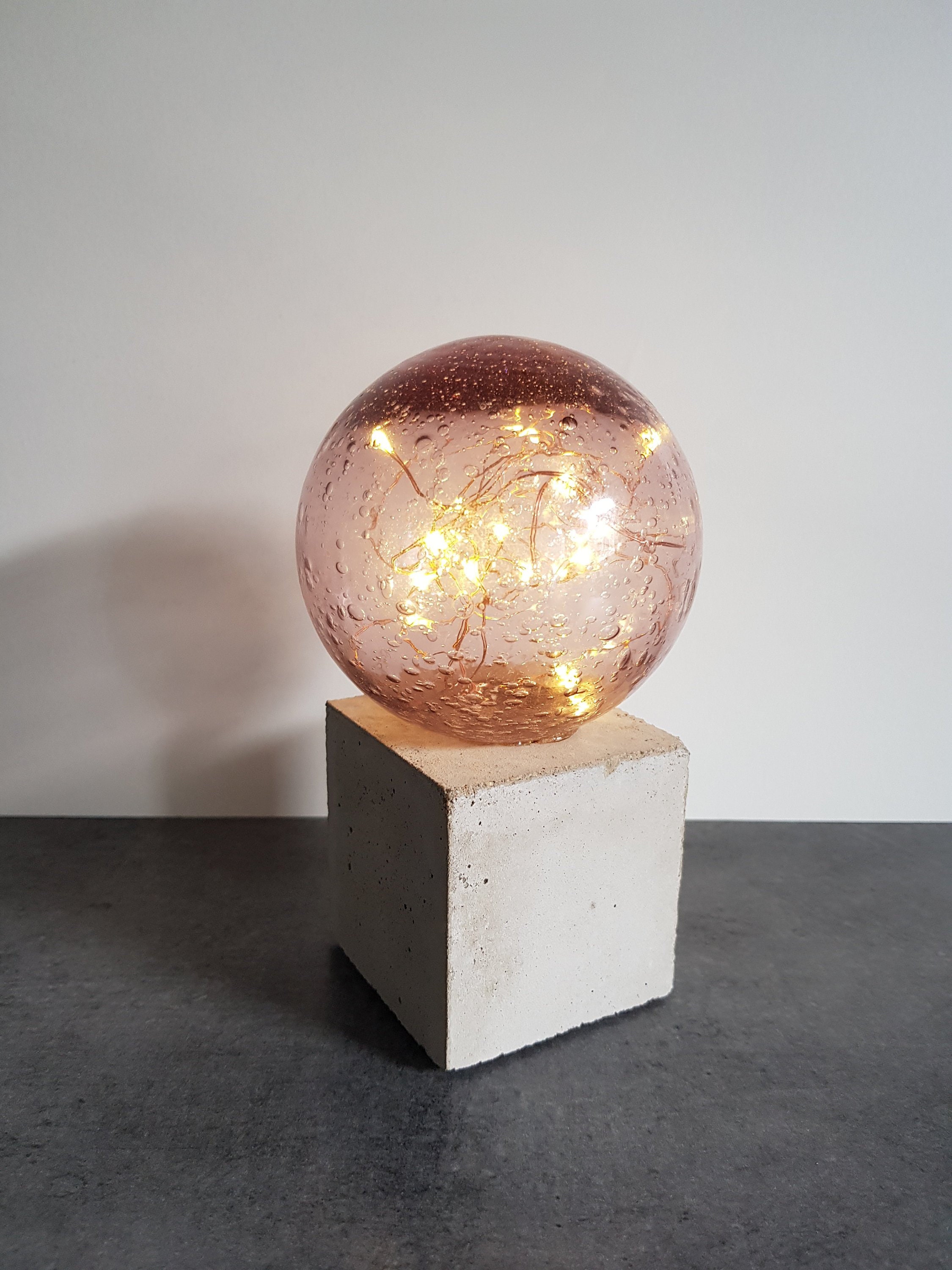 Lampe Interstellar en Béton - Rose