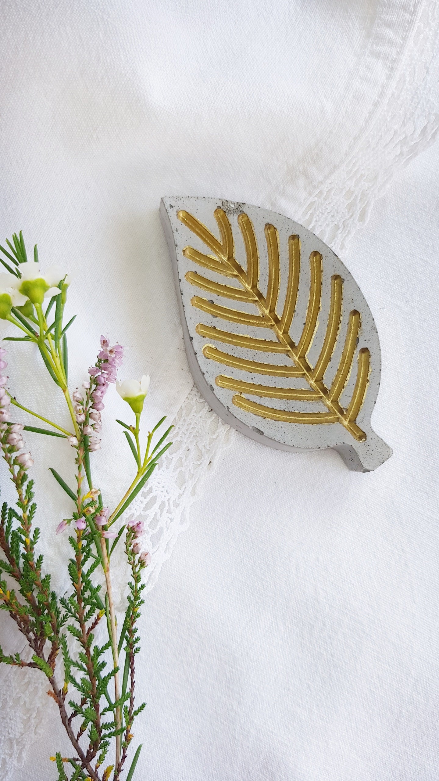 Aimant Béton - Feuille