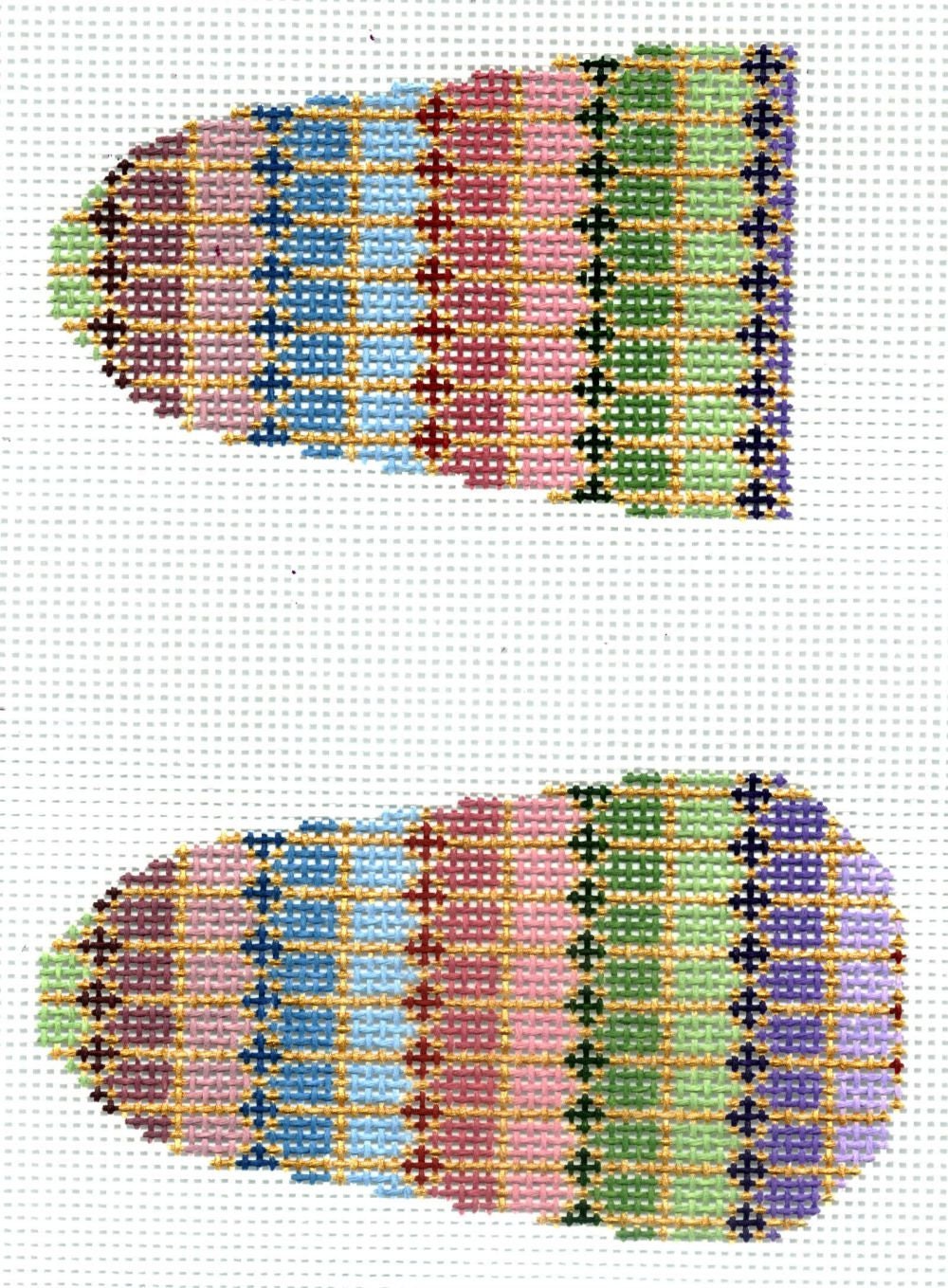 8111P Personalized Lattice Scissors Case needlepoint canvas