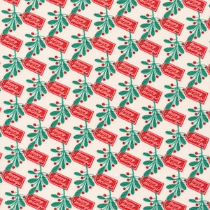 Christmas Past - Happy Holidays Fabric