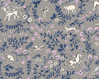 Promenade - Menagerie Gray Fabric