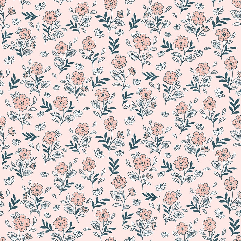 Earth Magic Fairy Pink Fabric Floral Cluster