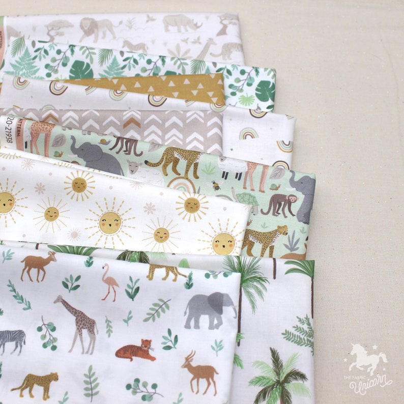 Jungle Baby Arrow Stripe Fabric
