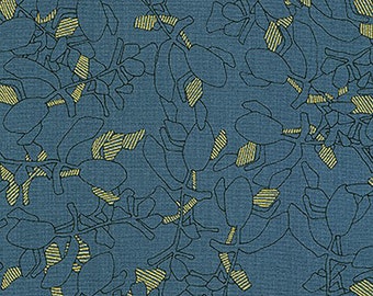 Collection CF - Floral Chalkboard Metallic Fabric
