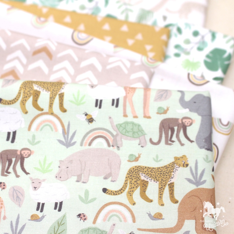 Jungle Baby Arrow Stripe Fabric