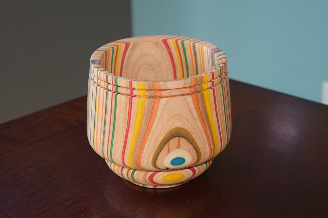 Skateboard Bowl Satin Finish Etsy