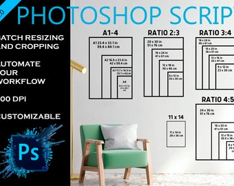 Photoshop Script für Stapelverarbeitung, Größenanpassung und Zuschneiden | Automatisieren Sie Ihren Digital Print Shop-Arbeitsablauf
