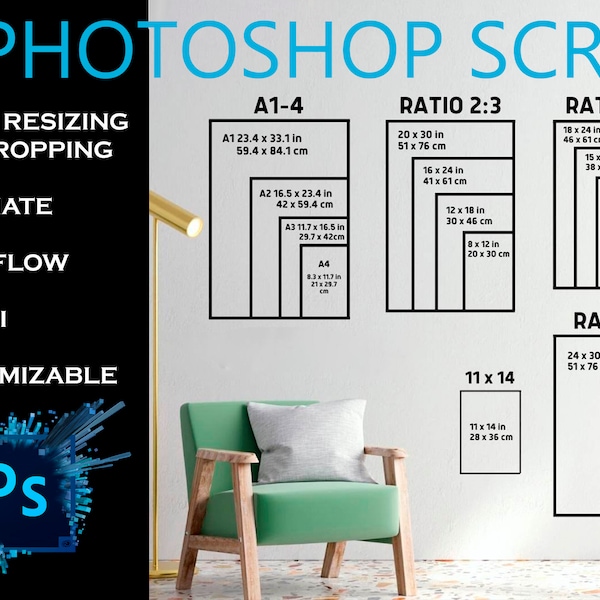 Photoshop Script for Batch Resizing and Cropping | Automate your Digital Print Shop Workflow