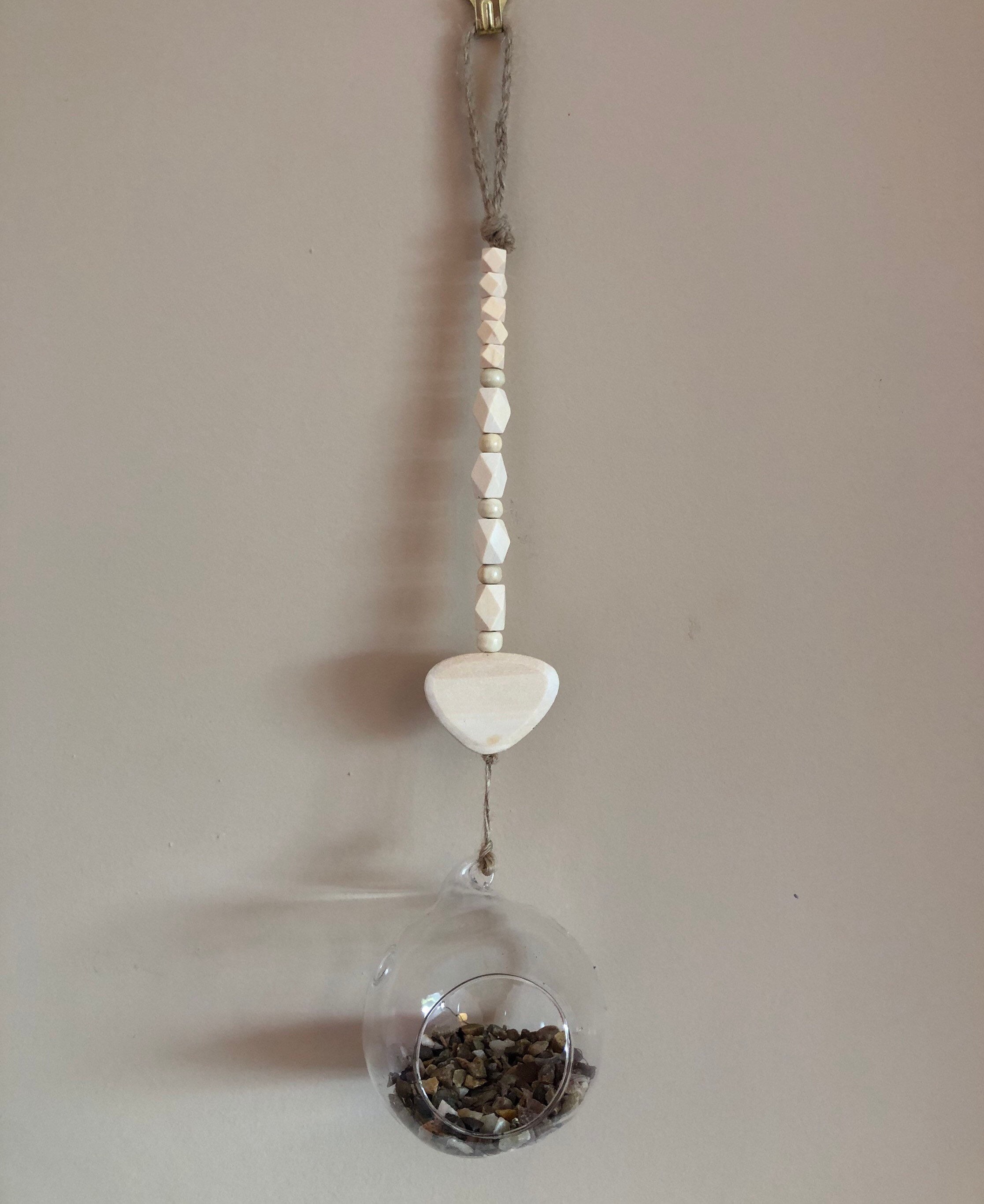 Clear Hanging Glass Bauble Ball Terrarium Tea light Candle Etsy