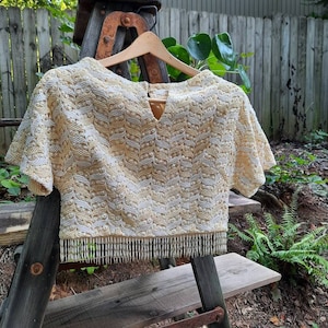 Vintage Beaded Crop Top by RJ Paras - Modista made in Manila