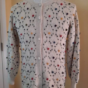 Vintage Hallet Handknit Alpaca Sweater Made in Peru