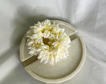 plastic hair juda/ gajra with real jasmine scent