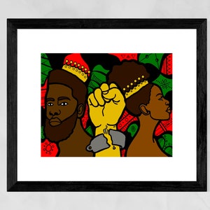 African American art, Juneteenth art, Civil rights, Black history, Protest art, Afrocentric gifts, Christmas gifts for him, Black artists