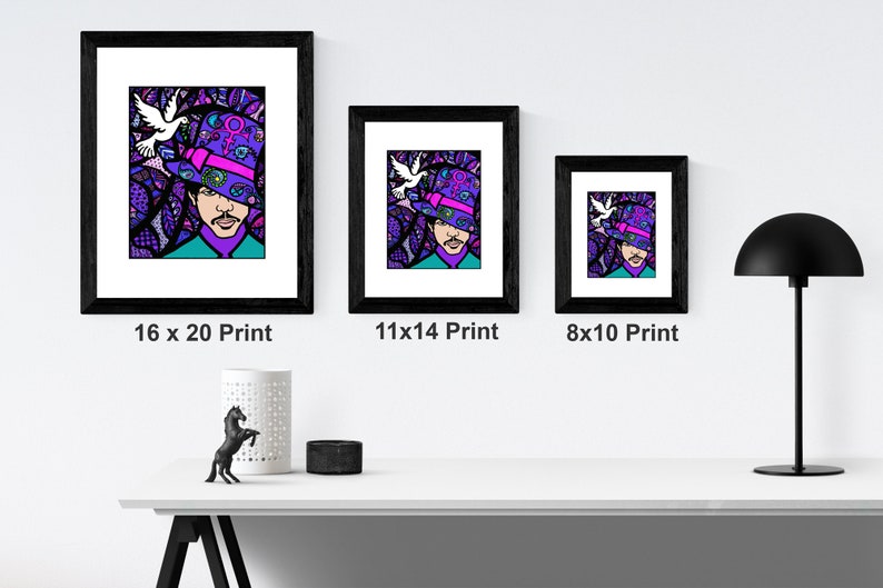 Prince Rogers Nelson, African American Art, Prince Art, Purple Rain, Music Art Prints, Pop Art, R&B Music, Christmas gifts for him image 3