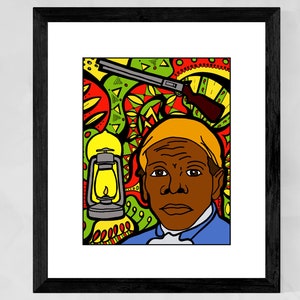 Harriet Tubman Art, African American Art, Black History Art, Classroom poster, American History Art, Black Lives Matter, Christmas gifts