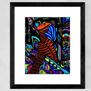 Meditation decor, Abstract African American art, Mindfulness art, Black artists, Christmas gifts for women, Mindfulness gifts