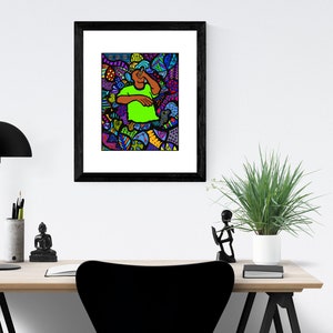 Hip Hop Art Prints, Music Posters, Hip Hop Art, Rap Music, Man Cave Decor, Hip Hop Culture, African American Art, Christmas gift for dad image 2