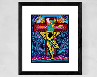 Christian wall art, African American religious art, Easter artwork, Christian gift, African American art, Ordination gifts