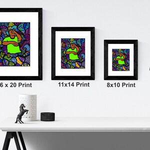 Hip Hop Art Prints, Music Posters, Hip Hop Art, Rap Music, Man Cave Decor, Hip Hop Culture, African American Art, Christmas gift for dad image 3