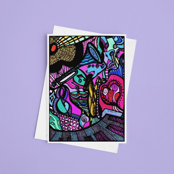 Flat Blank Card - Etsy