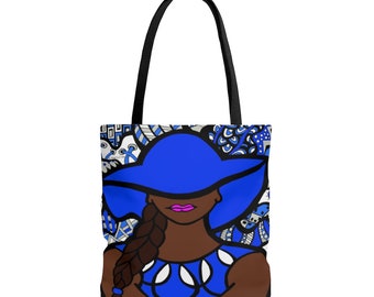 Zeta tote bag, Canvas shopping bag, African American tote bags, Zeta phi bet bags, canvas tote, Christmas gifts for black women