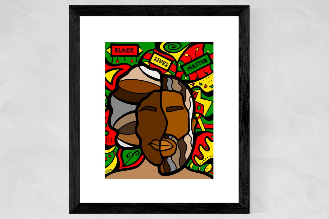Black Lives Matter Art Social Justice Art Black Artists Etsy