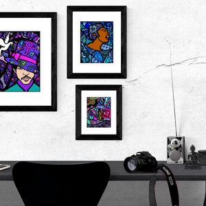 Prince Rogers Nelson, African American Art, Prince Art, Purple Rain, Music Art Prints, Pop Art, R&B Music, Christmas gifts for him image 4