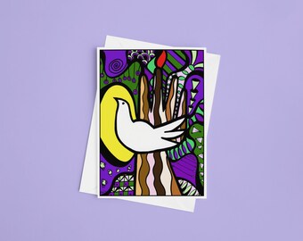 Christian notecards, 5 x 7 Art Note Cards, Religious postcard set with envelopes, Flat note cards, Greeting cards