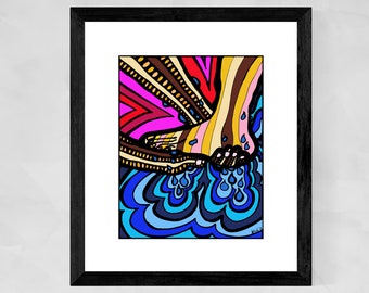 Christian art print, Religious art, Jesus foot washing, Bible art, Ordination gift, Scripture wall art, Christian gifts, Easter gifts