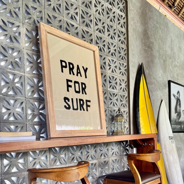 The Original* Pray for Surf Tapestry, free next day shipping, Surfer Wall Art, Nursery, Surf Art, DIY Fall decor, Surf Poster, Boho Chic