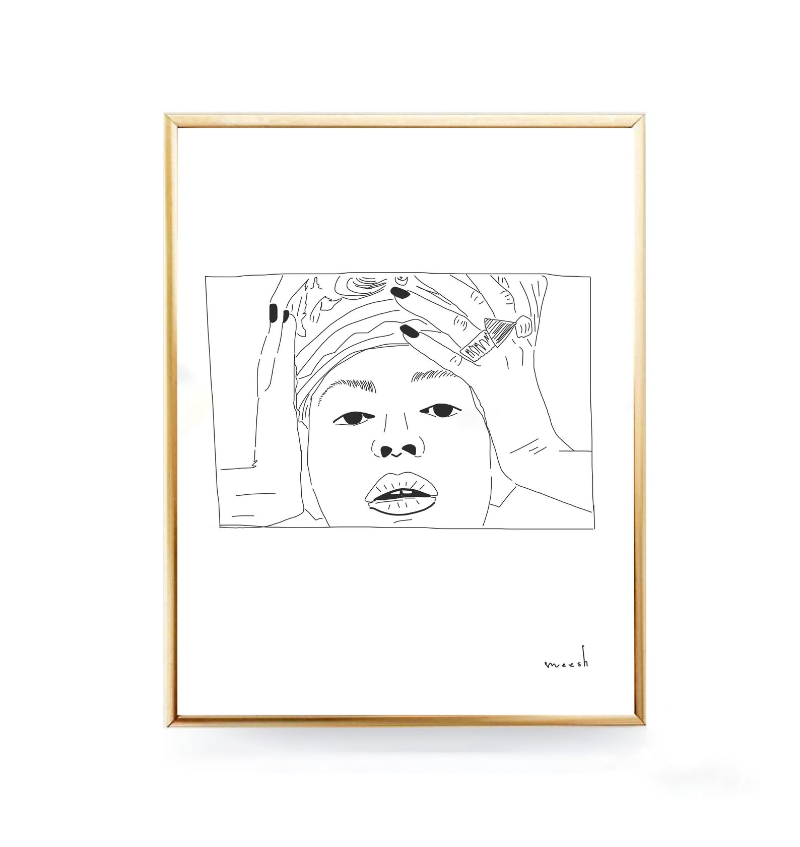 Beyonce Portrait, Bey, Minimalist Line Art, Beyonce Printable Poster ...