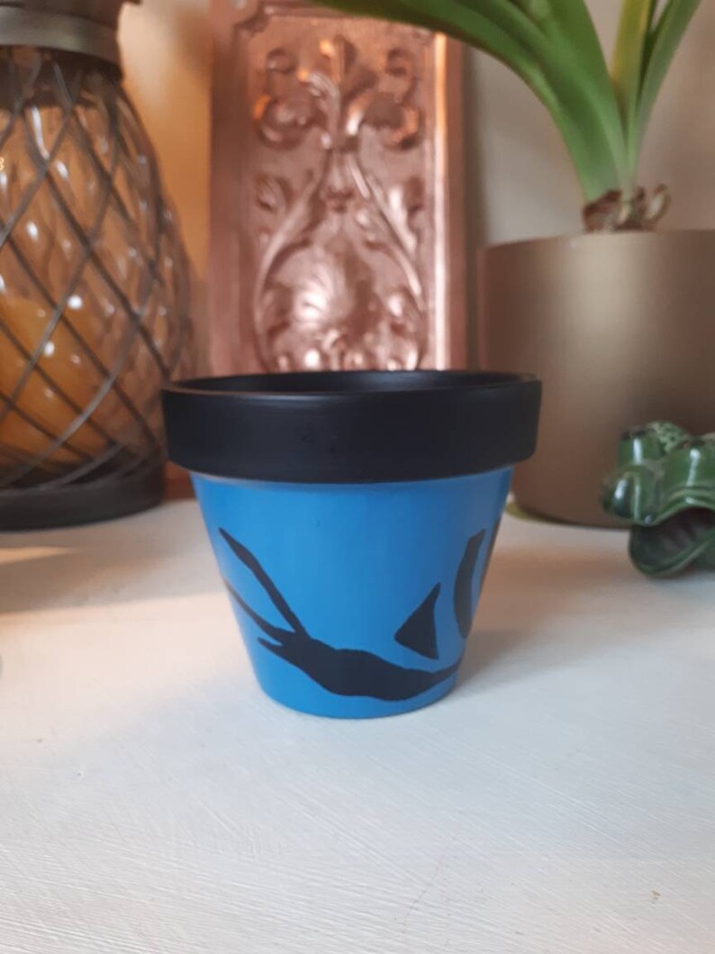Unique Snail Hand Painted Small Terracotta Indoor Plant Pot Etsy